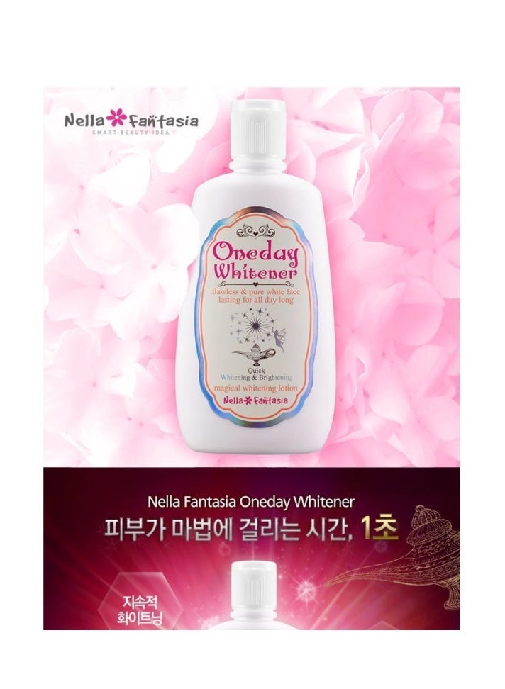 نيلا لوشن نيلا لتفتيح البشرة ليوم واحد، لوشن سحري لتفتيح البشرة، تفتيح سريع وإشراقة، جمال كوري (120 مل) - Image 2